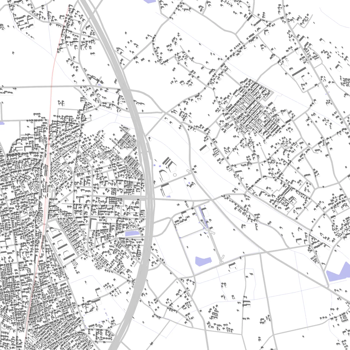 白岡市 敷地図 (2.5 km)