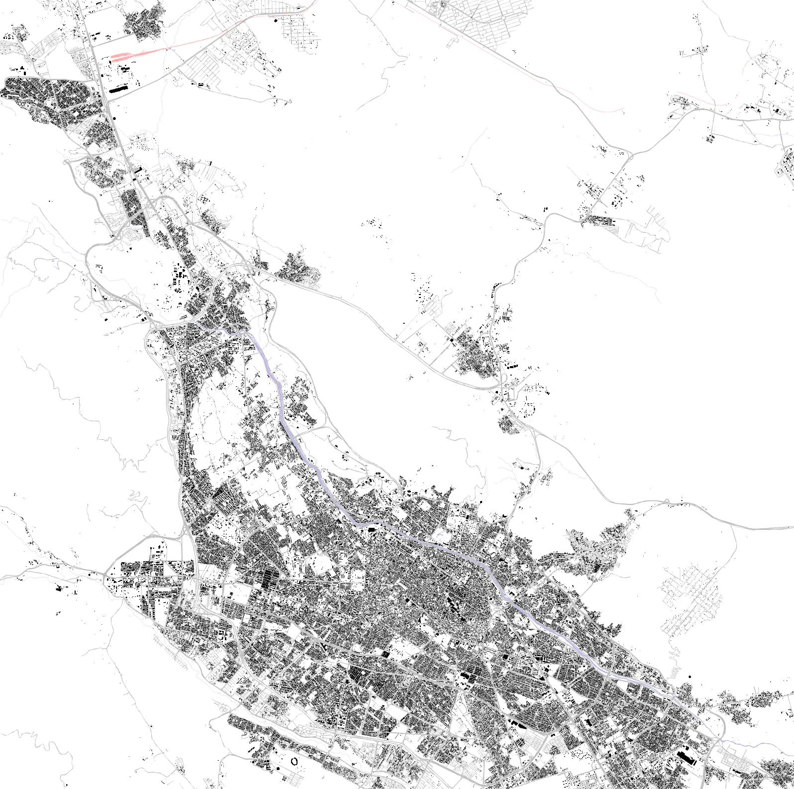 Shiraz figure ground plan