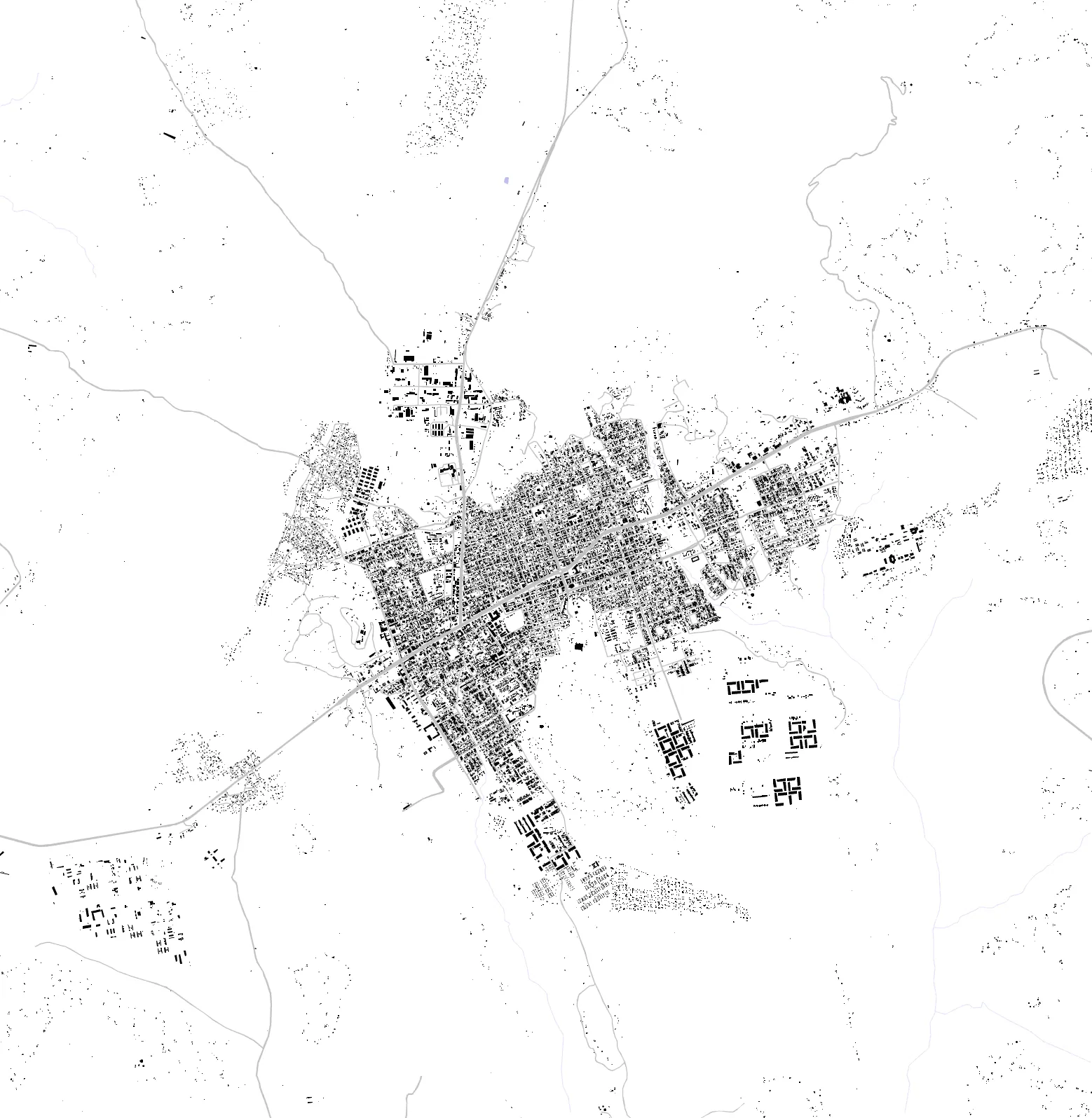 Shire figure ground plan