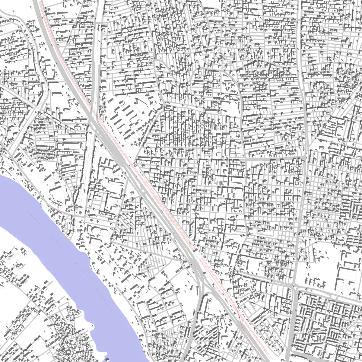 Shubra El Kheima site plan (2.5 km)