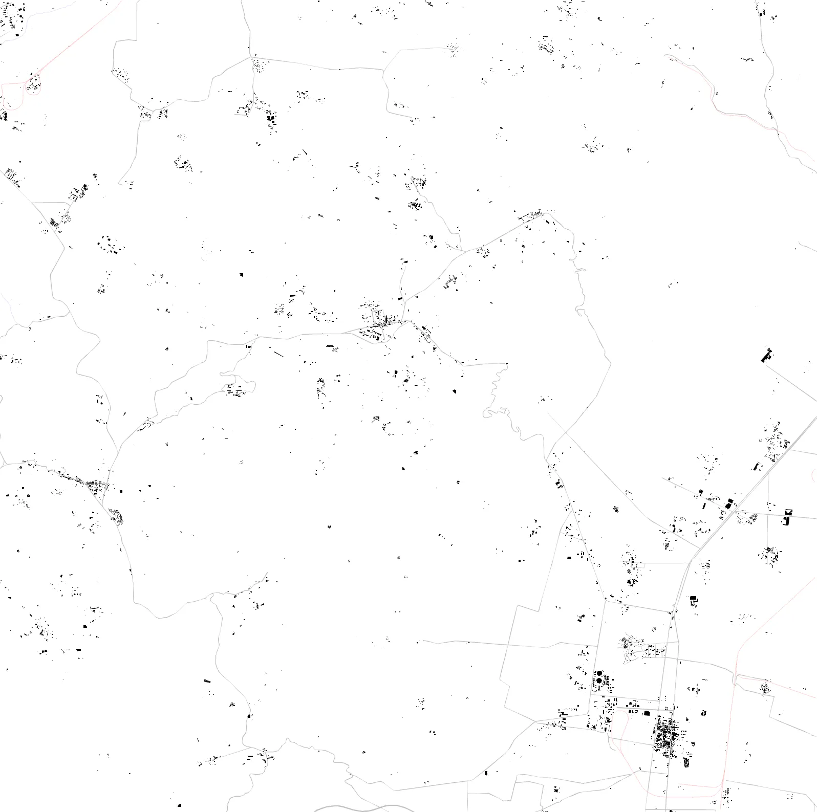 Shuozhou figure ground plan