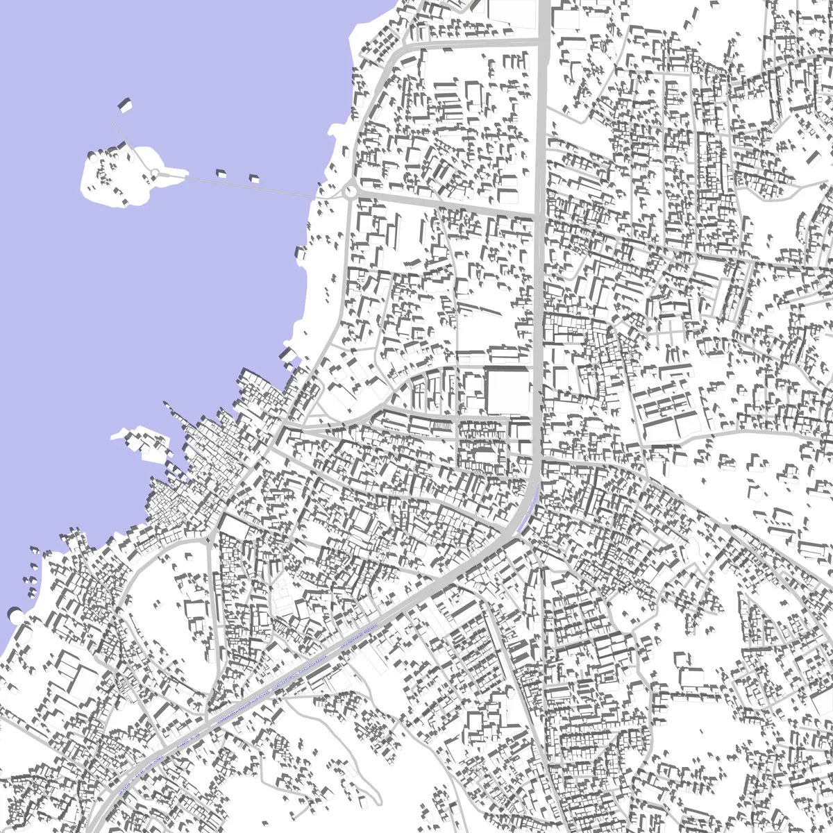 Si Racha site plan (2.5 km)