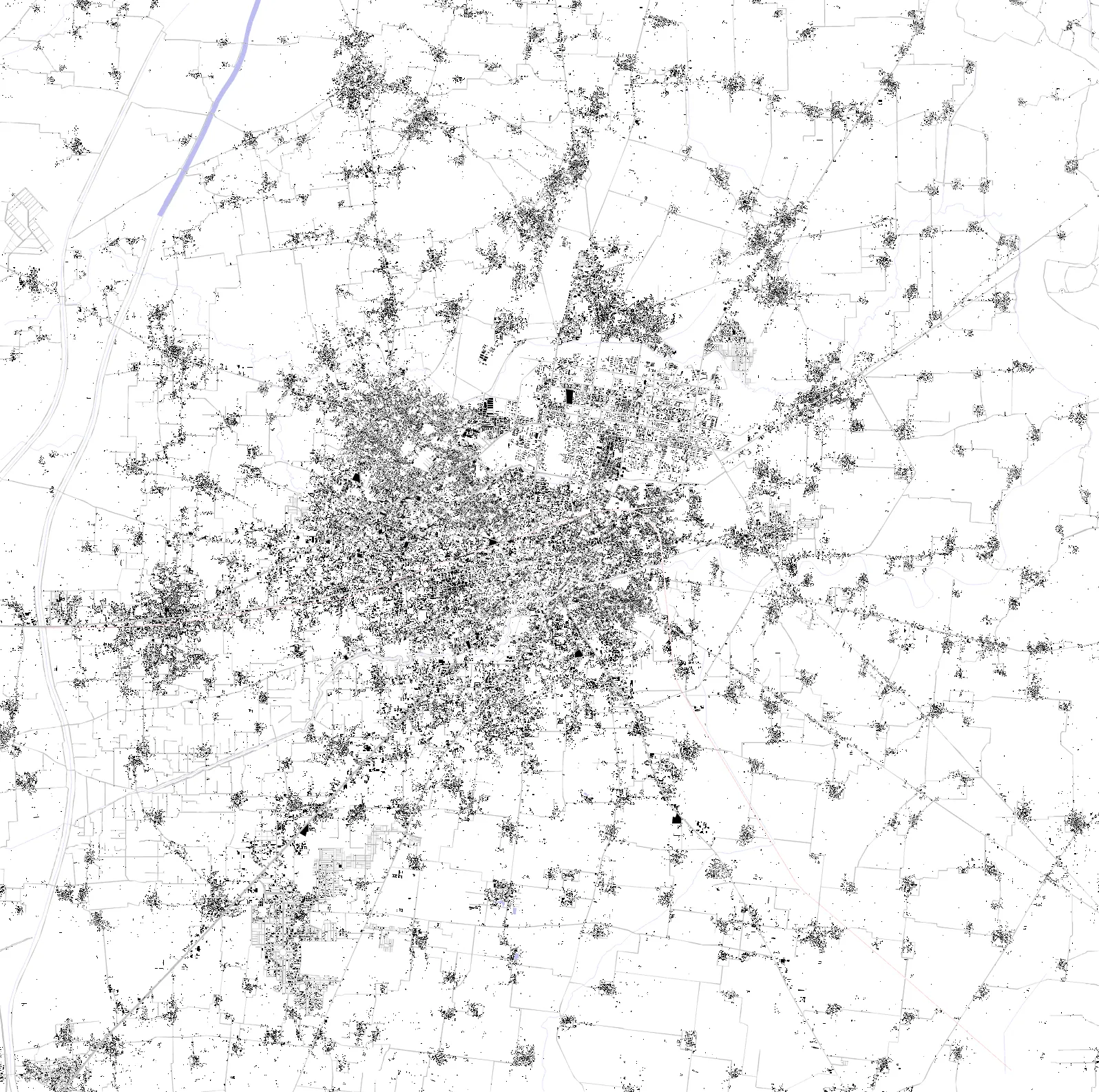 Sialkot figure ground plan
