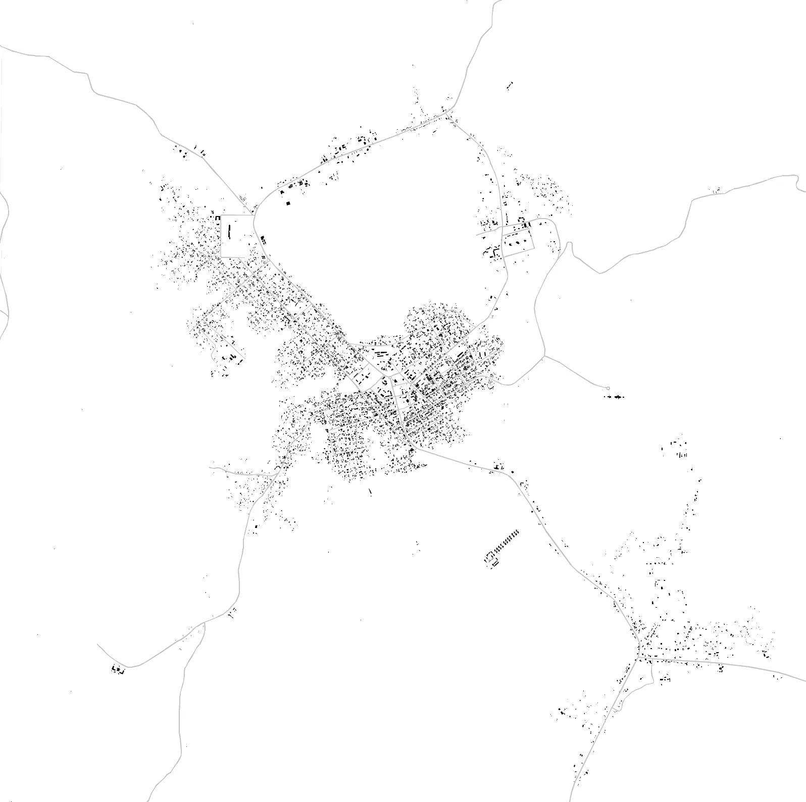 Sibiti figure ground plan