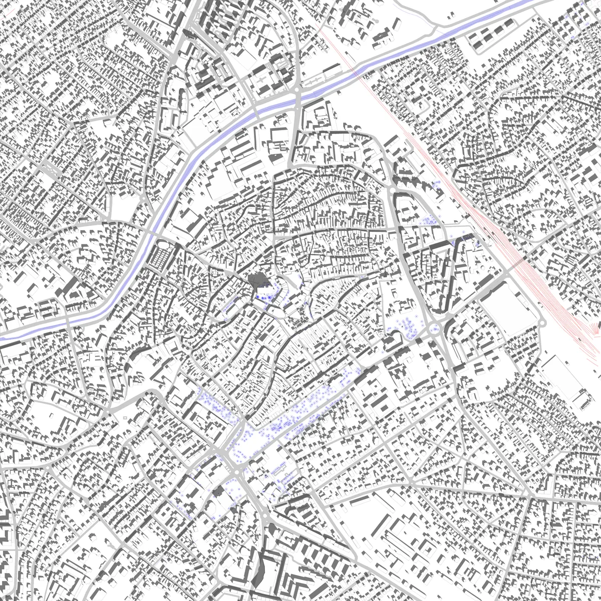 Sibiu site plan (2.5 km)