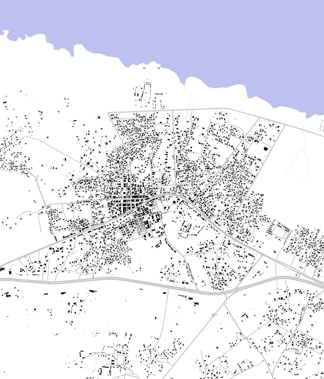 Sidi Barrani figure ground plan