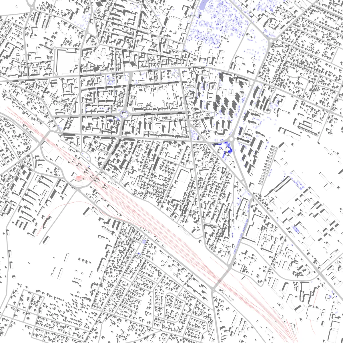 Siedlce site plan (2.5 km)