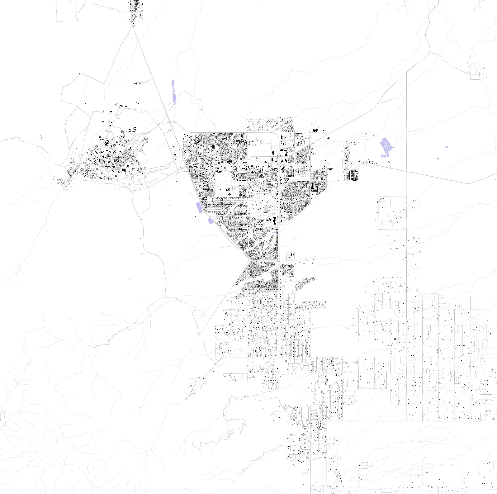 Sierra Vista figure ground plan