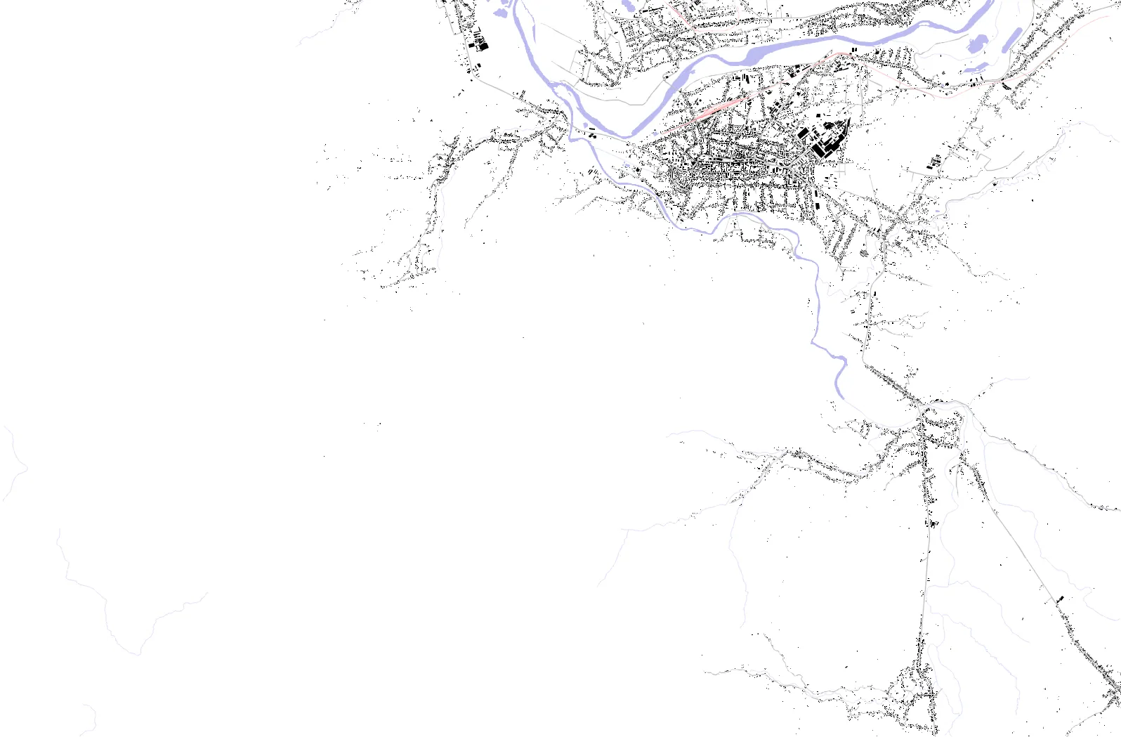 Sighetu Marmației figure ground plan