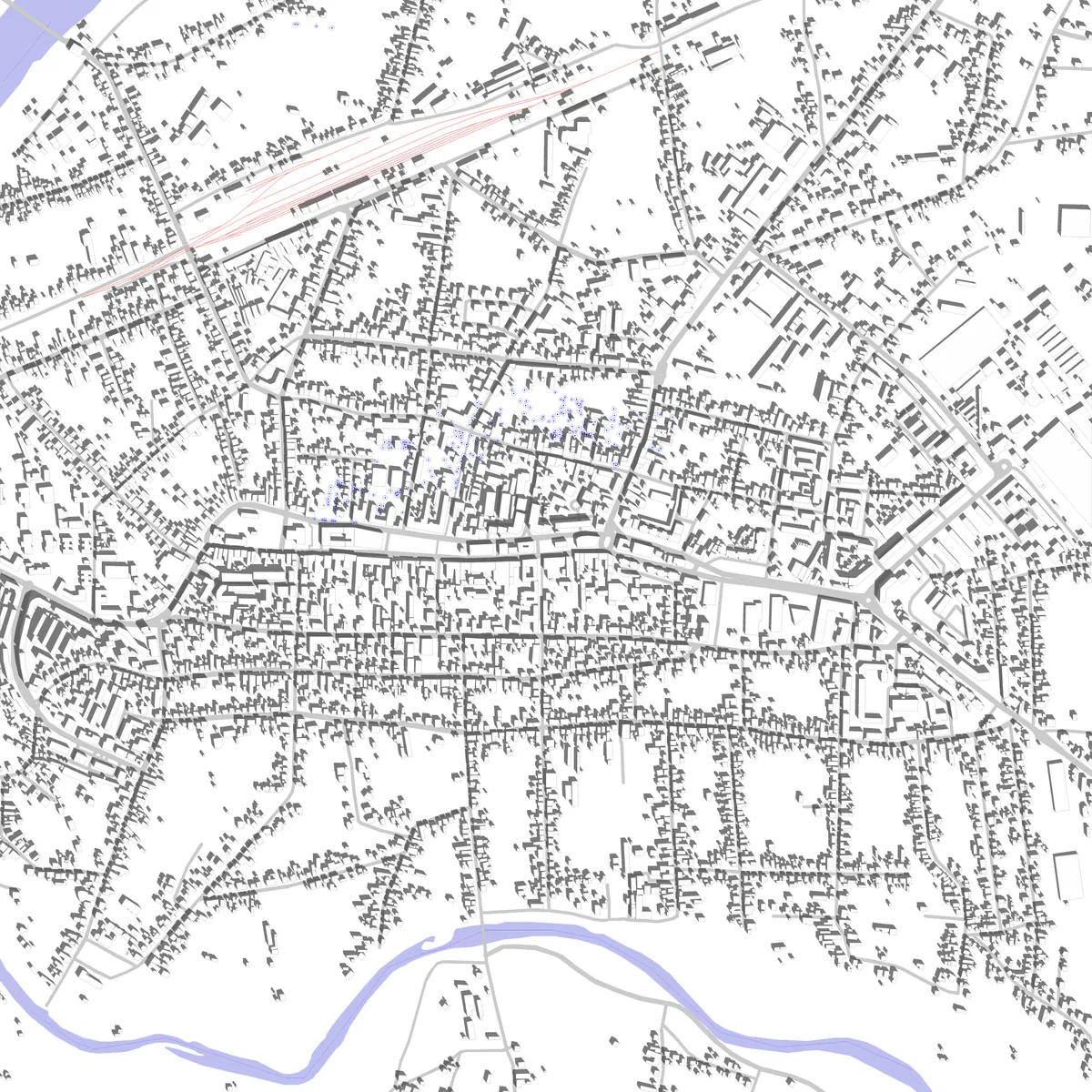Sighetu Marmației site plan (2,5 km)