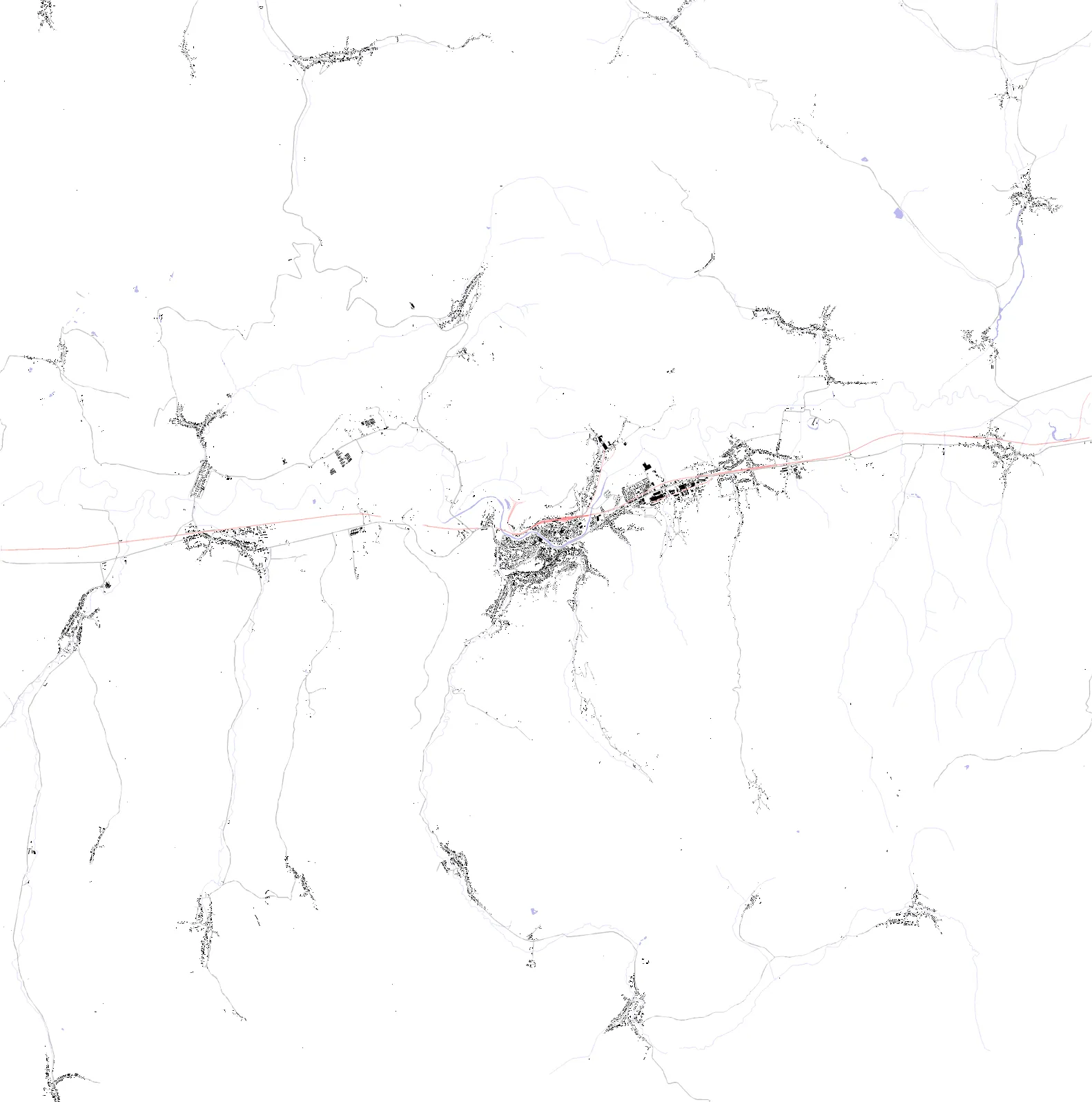 Sighișoara figure ground plan