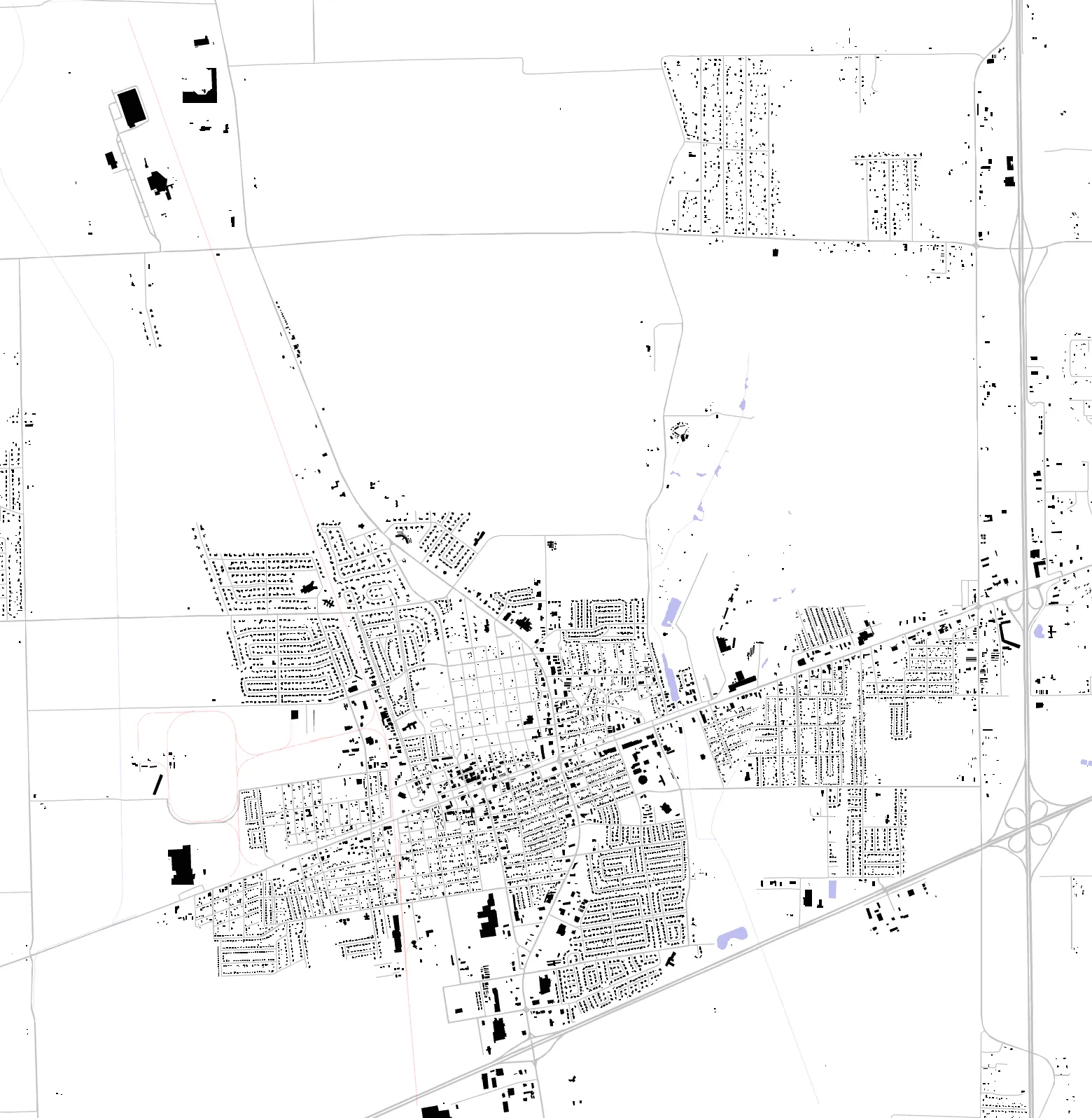 Sikeston figure ground plan