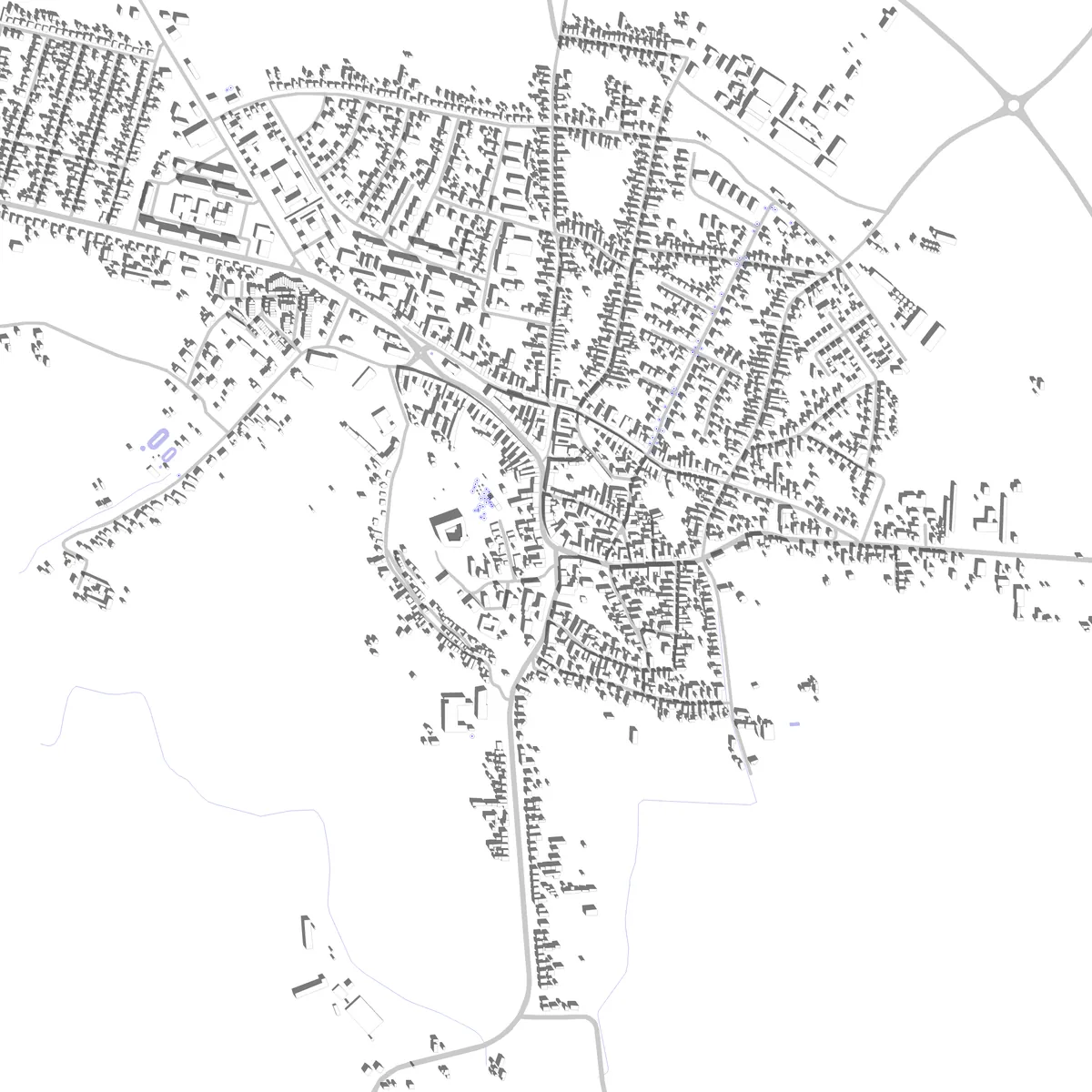 Siklós site plan (2.5 km)