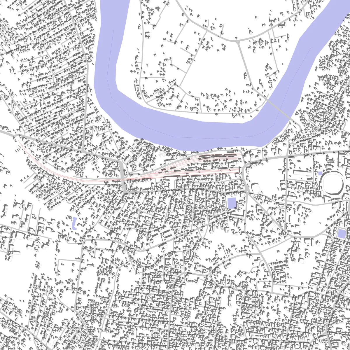 Silchar site plan (2.5 km)