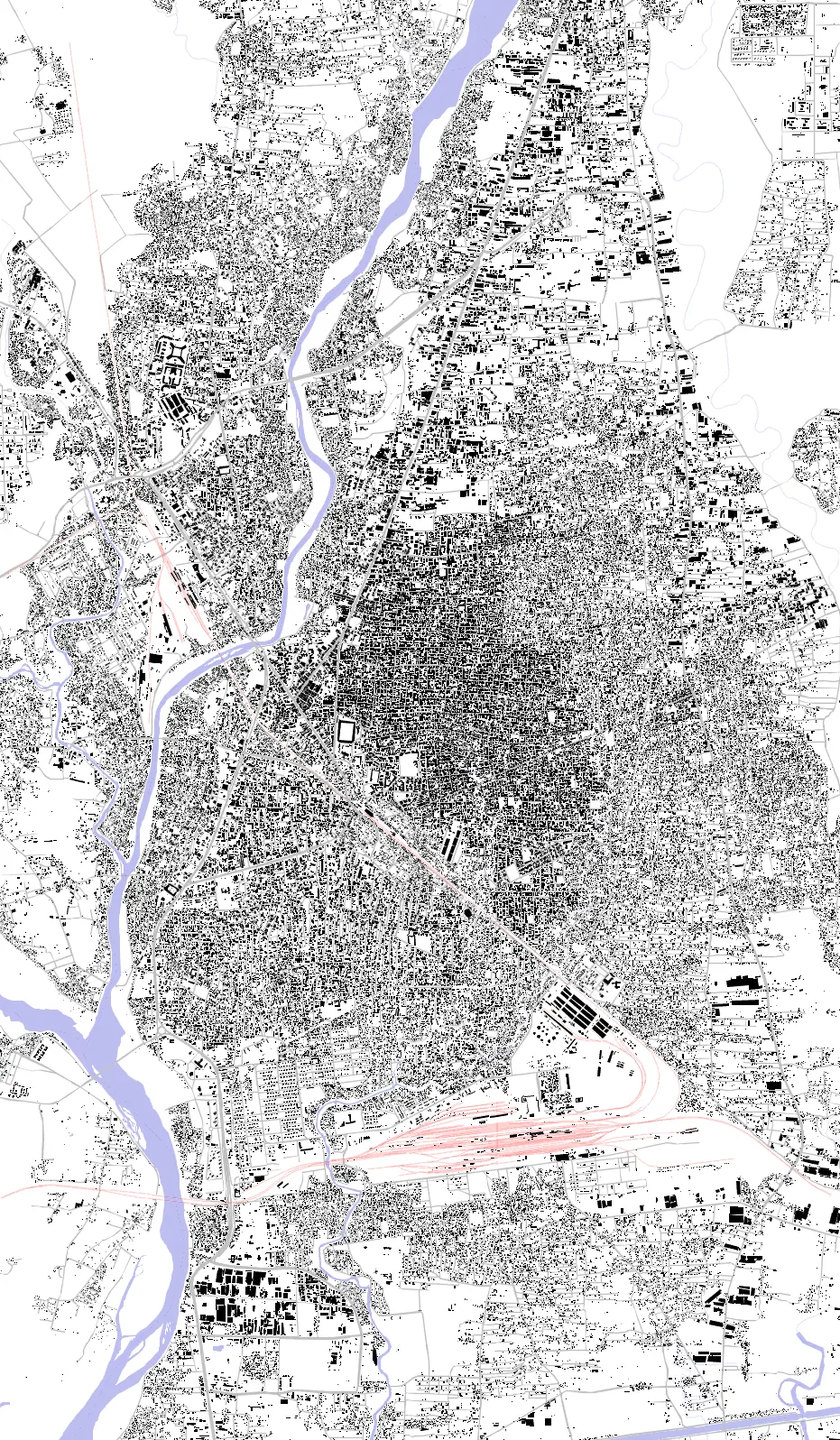 Siliguri figure ground plan