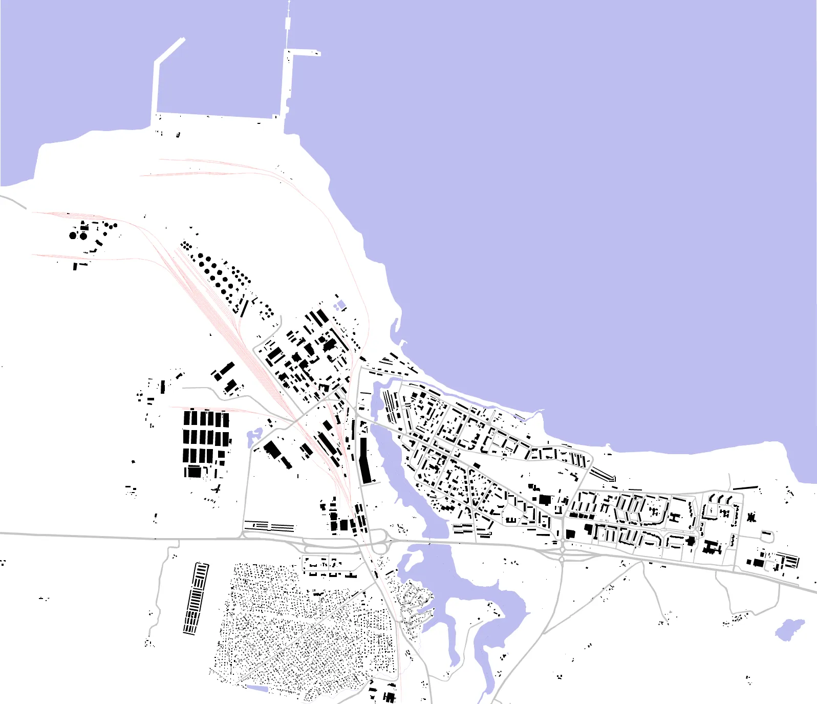 Sillamäe figure ground plan
