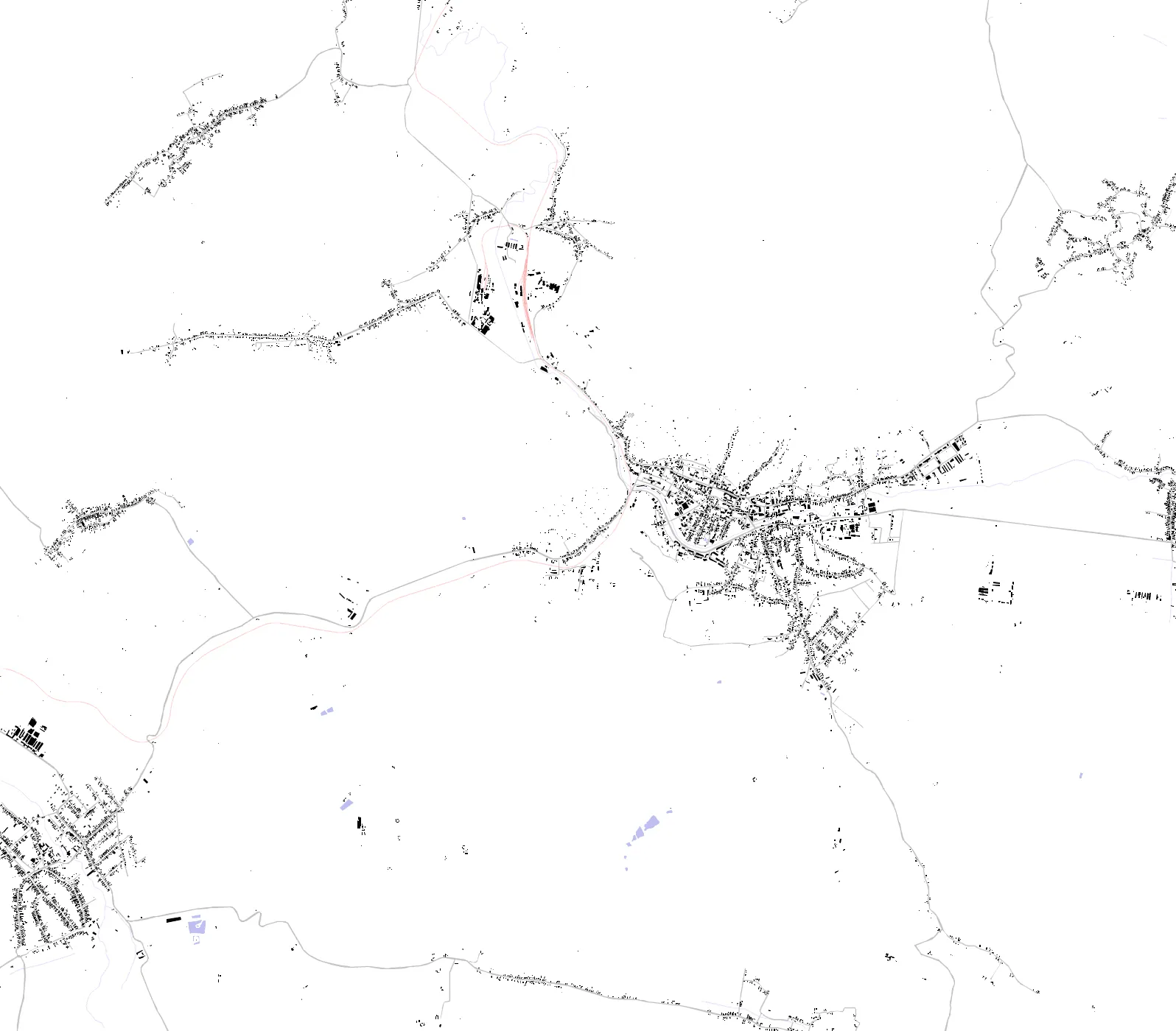 Șimleu Silvaniei figure ground plan