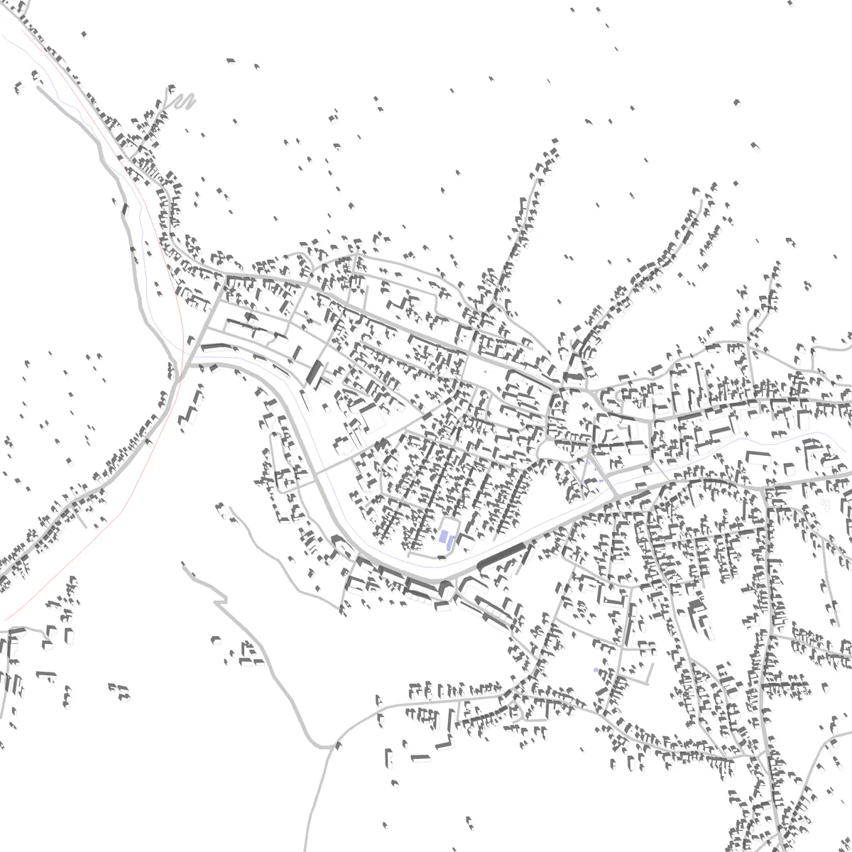 Șimleu Silvaniei site plan (2.5 km)