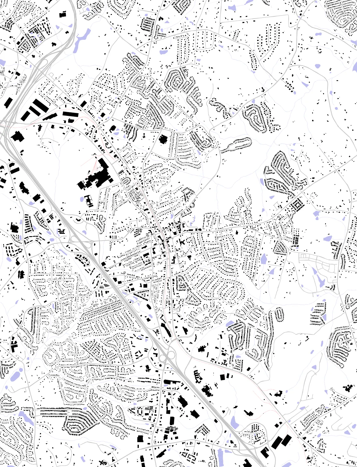 Simpsonville figure ground plan