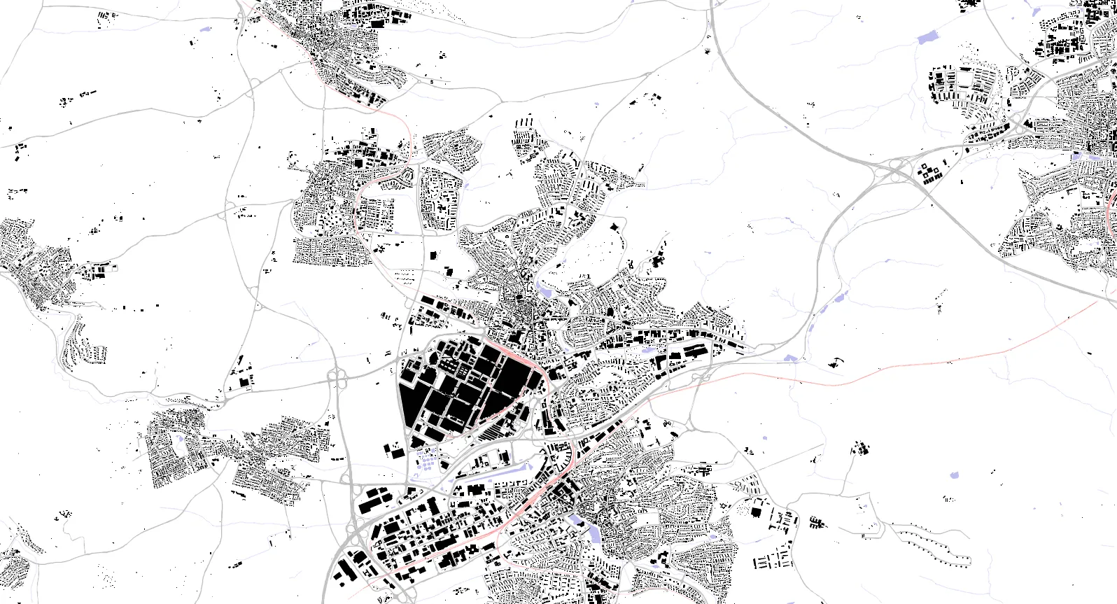 Sindelfingen figure ground plan