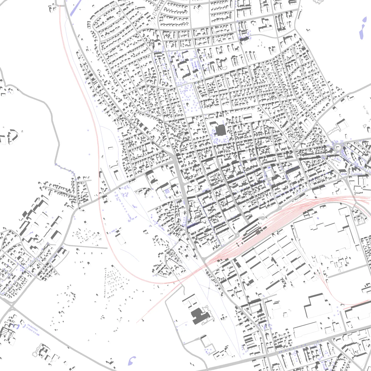 Singen site plan (2.5 km)