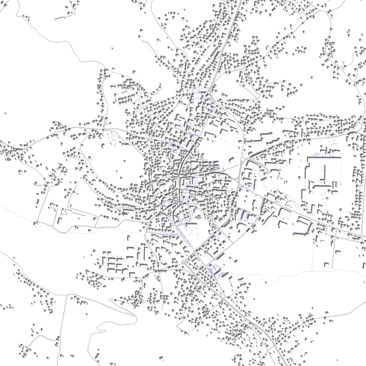 Sinj site plan (2.5 km)