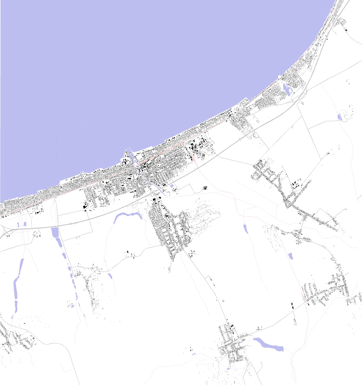 Siófok figure ground plan