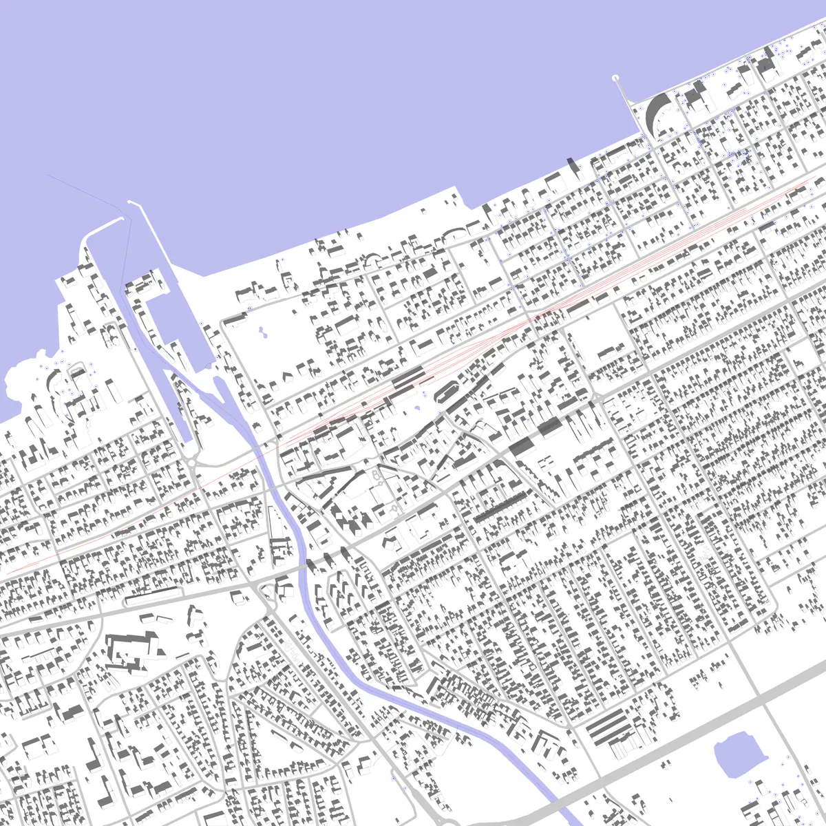 Siófok site plan (2.5 km)