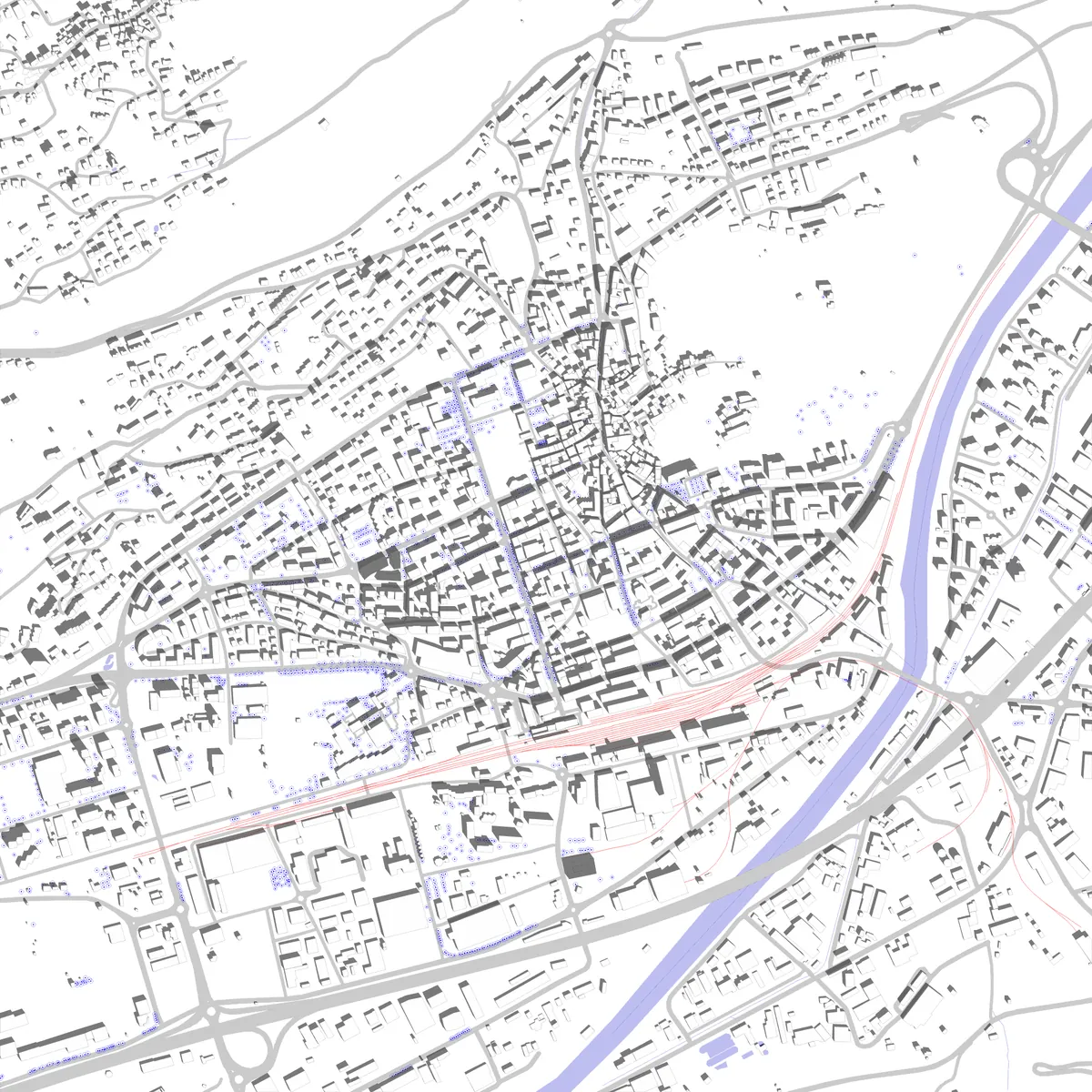 Sion site plan (2.5 km)
