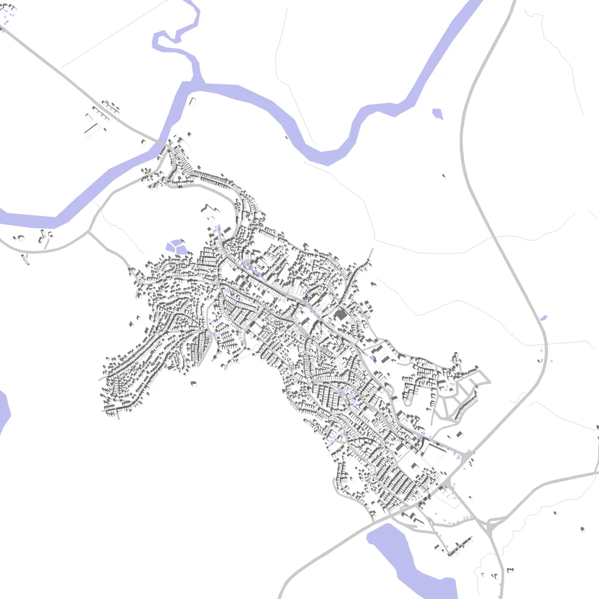 Sirinhaém site plan (2.5 km)