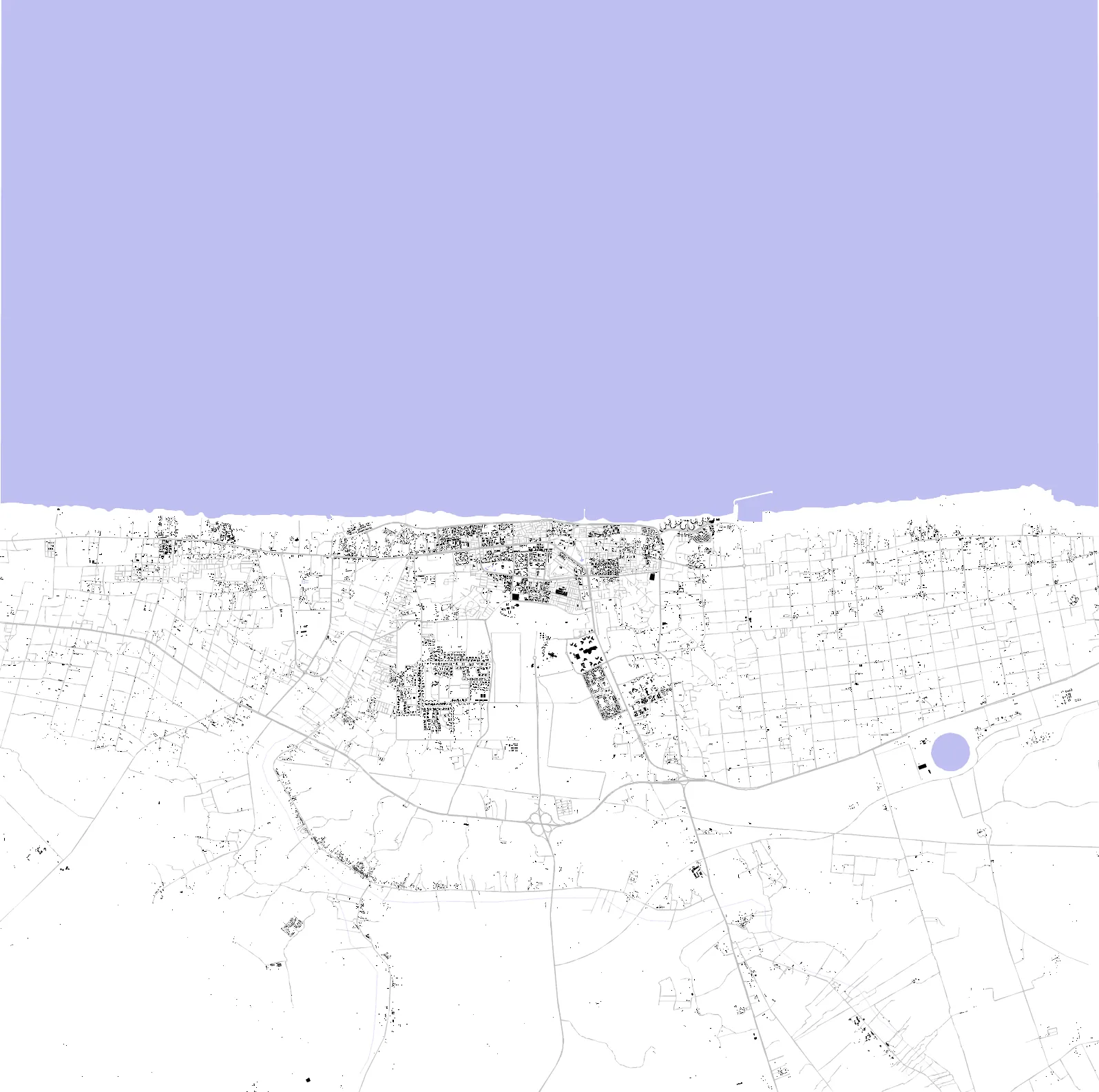 Sirte figure ground plan