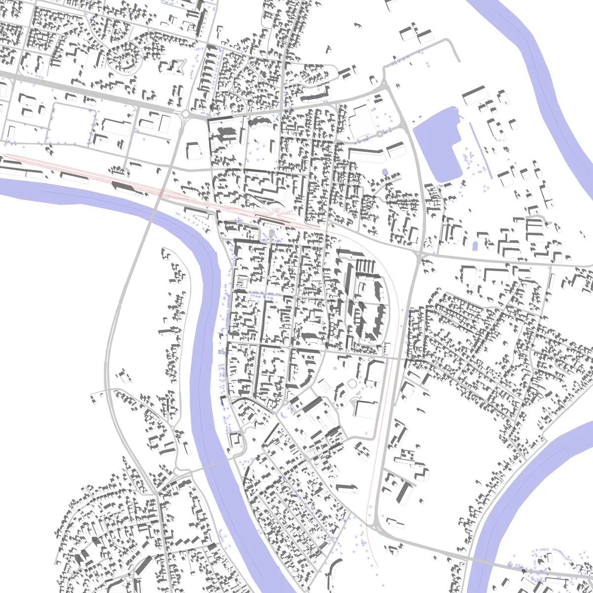 Sisak site plan (2.5 km)