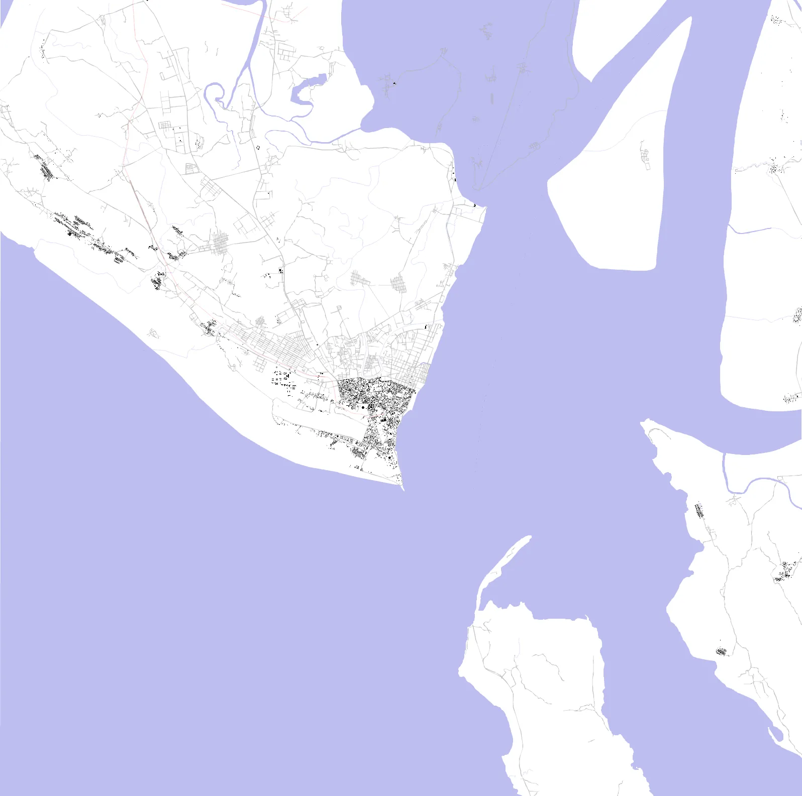 Sittwe figure ground plan