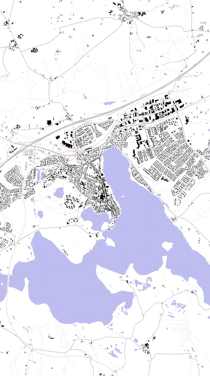 Skanderborg figure ground plan