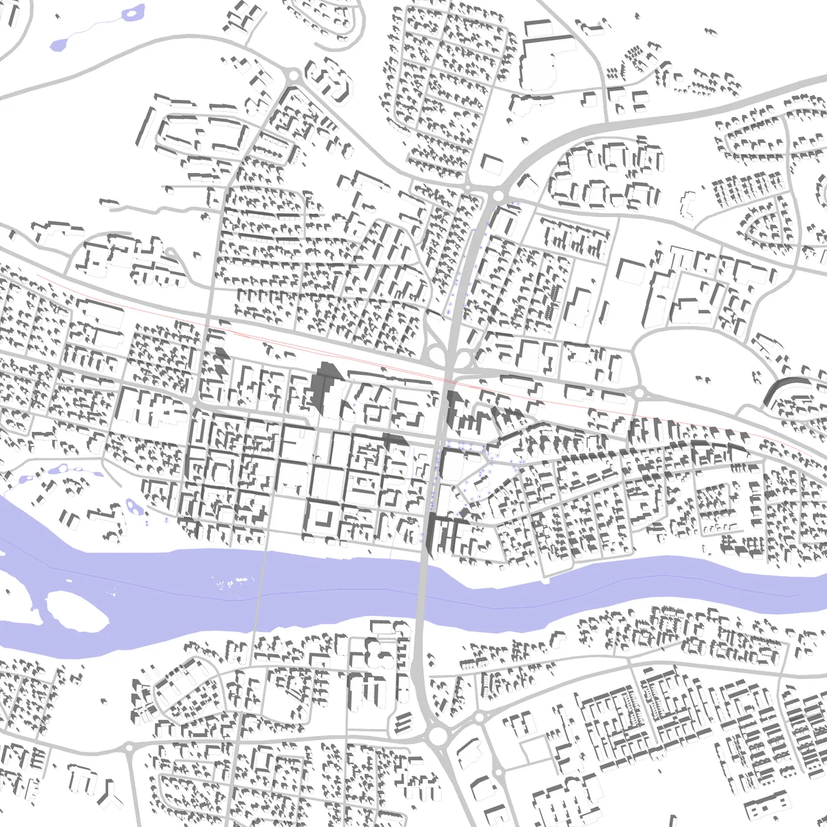 Skellefteå site plan (2.5 km)