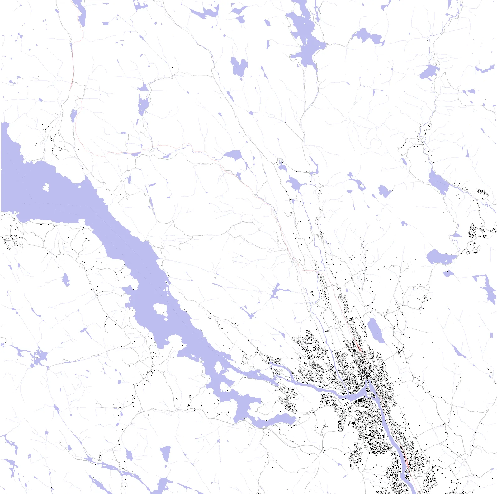Skien figure ground plan