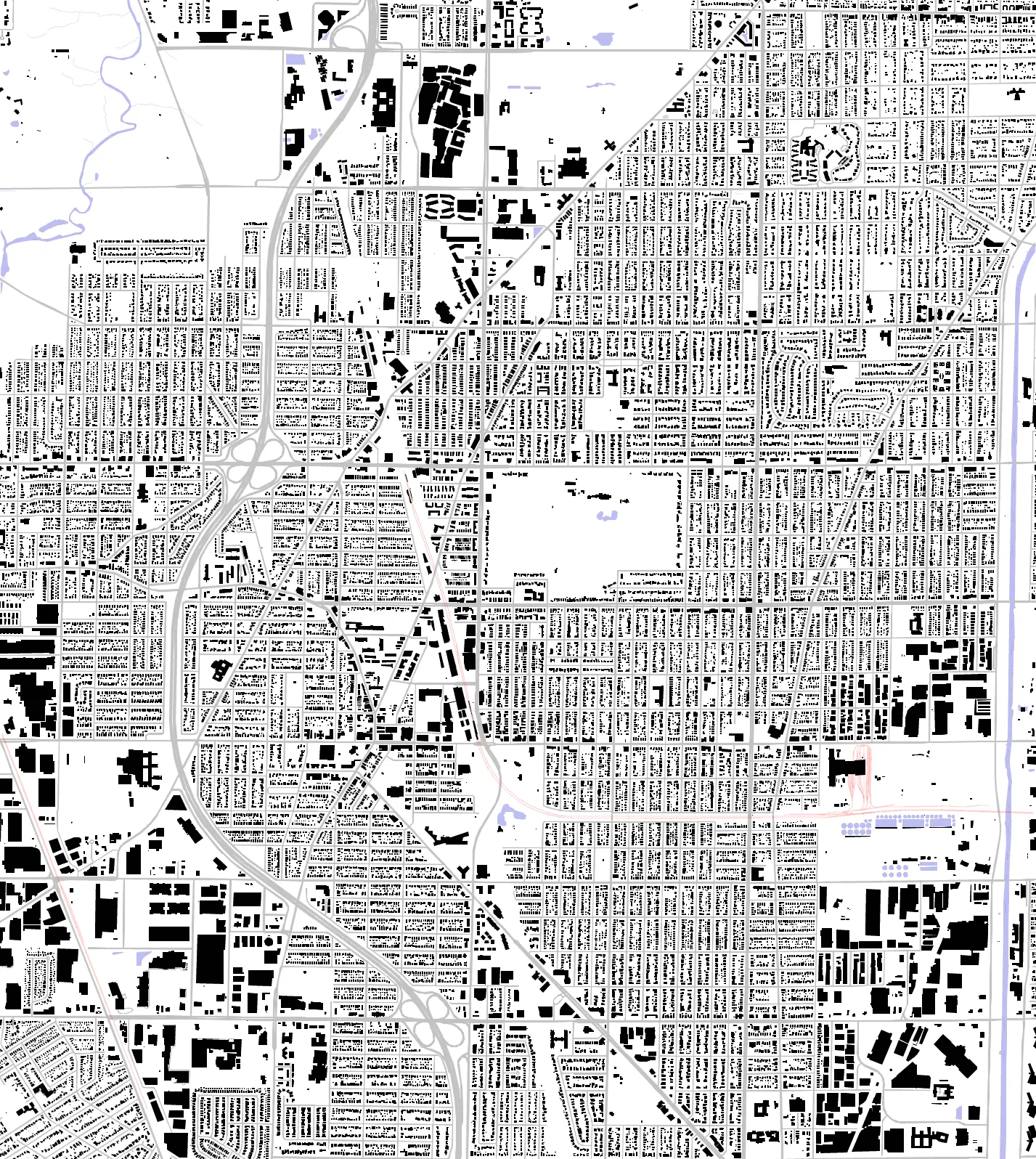 Skokie figure ground plan