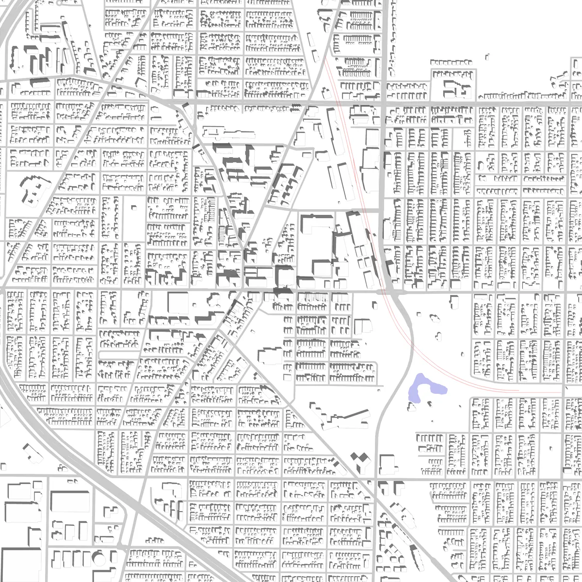 Skokie site plan (2.5 km)