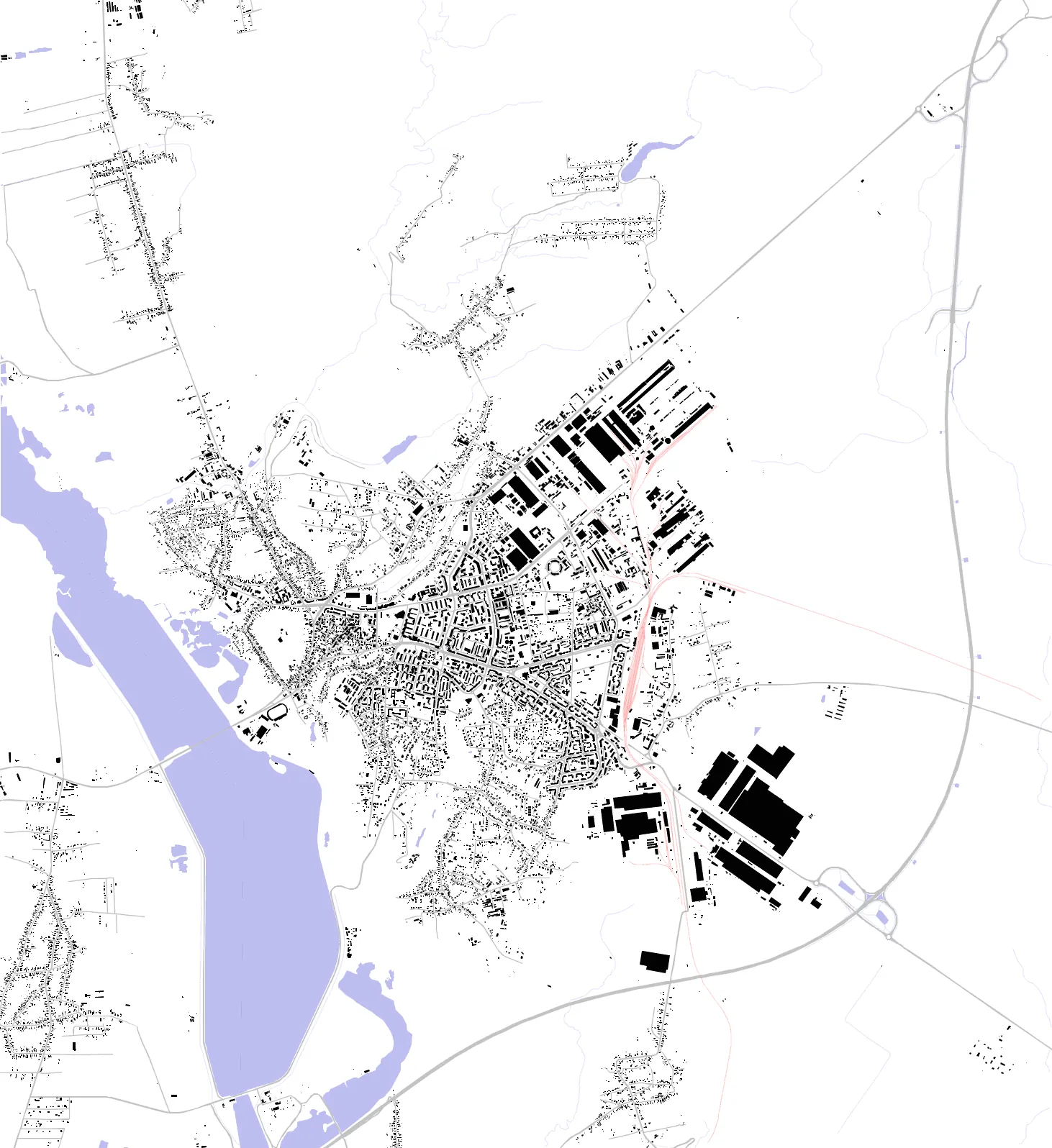 Slatina figure ground plan