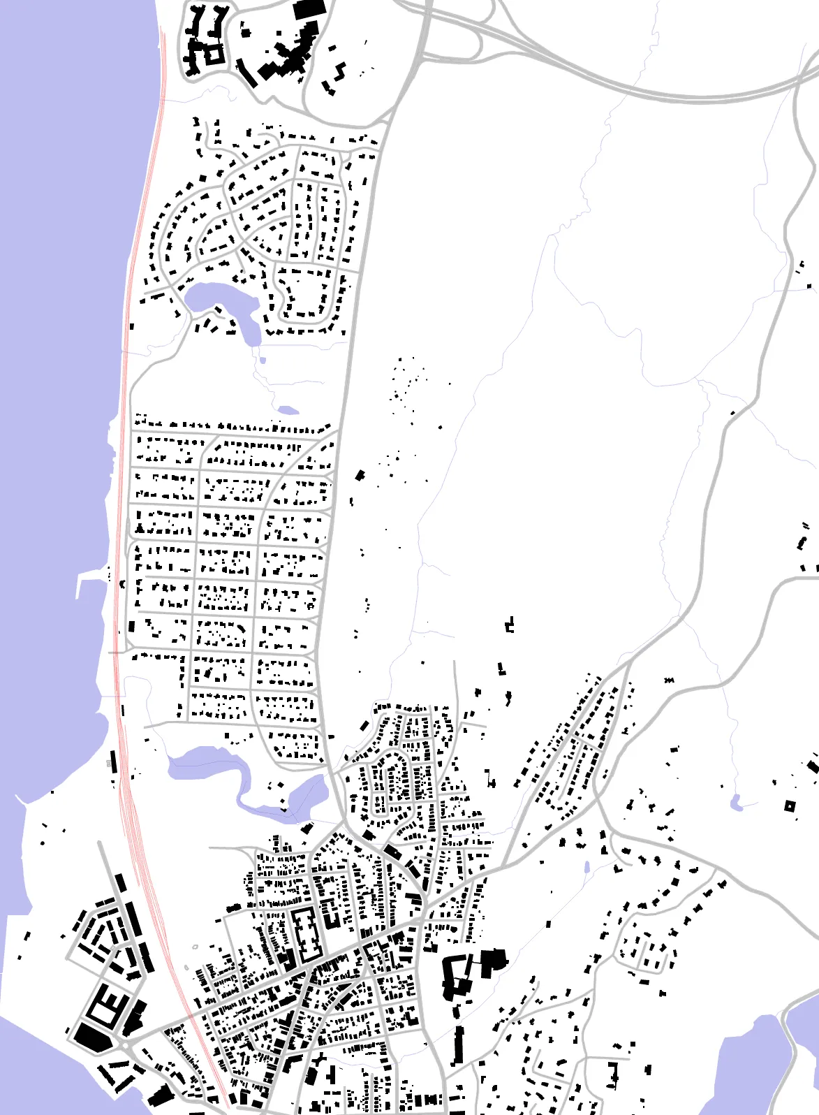 Sleepy Hollow figure ground plan