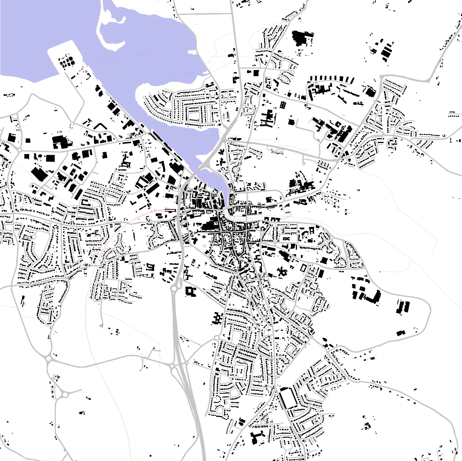 Sligo figure ground plan