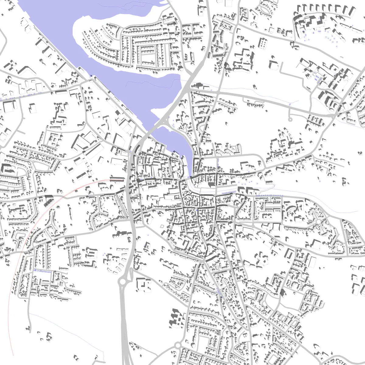 Sligo site plan (2.5 km)