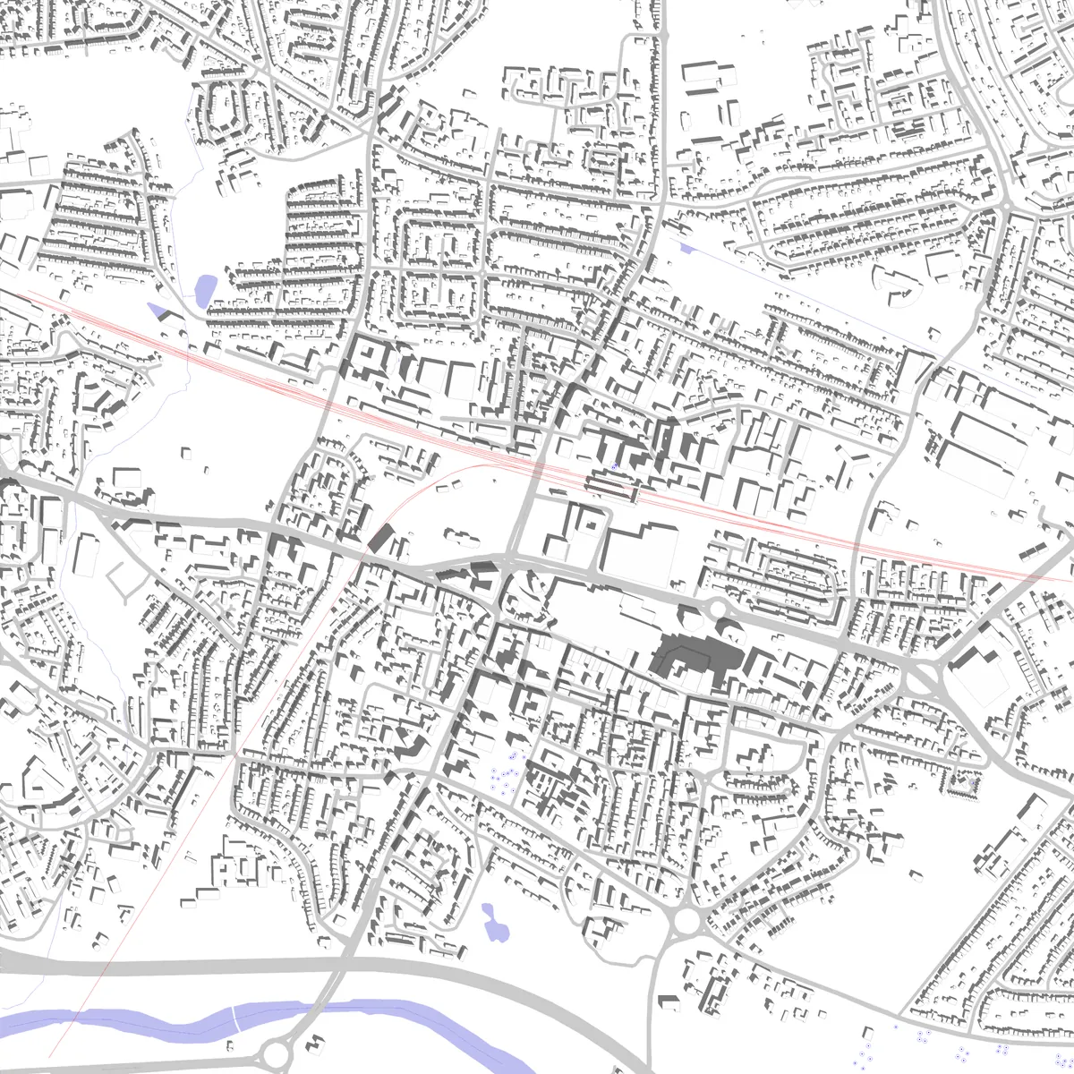 Slough site plan (2.5 km)