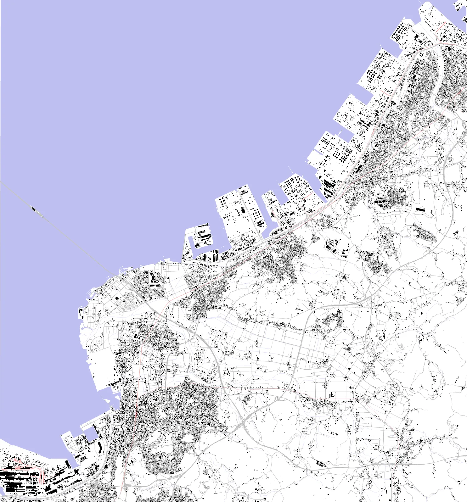 Sodegaura figure ground plan