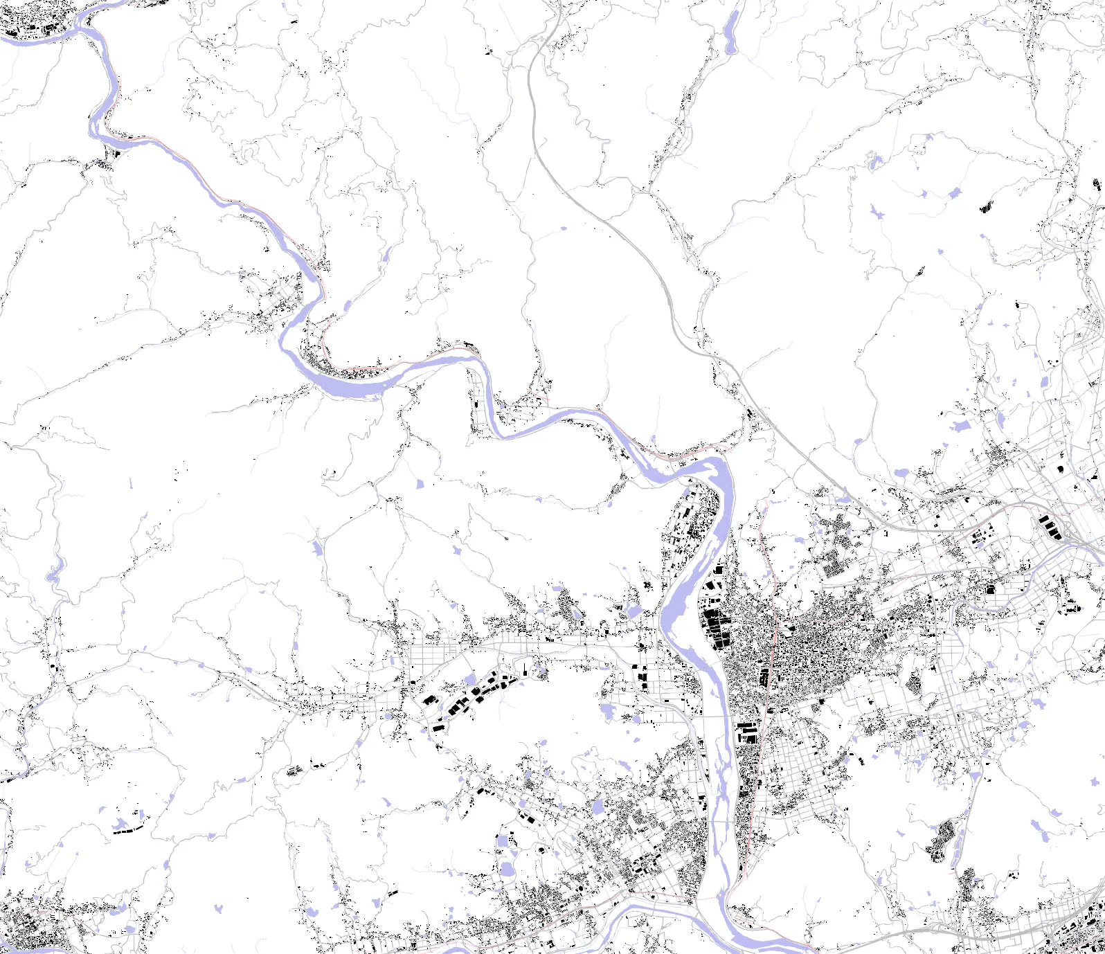 総社市 図と地のプラン