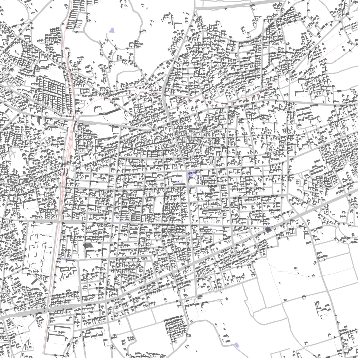 総社市 敷地図 (2.5 km)