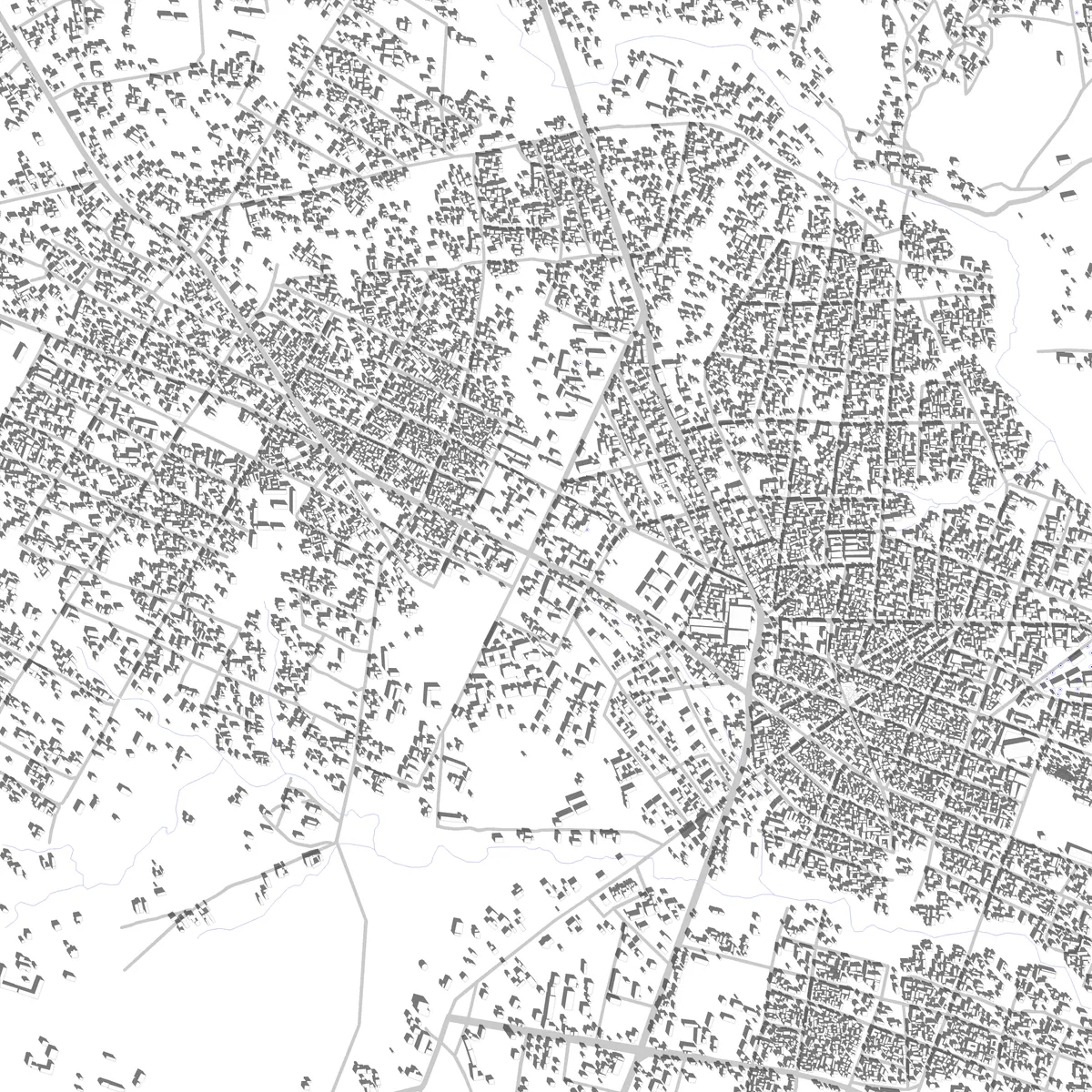 Sokodé site plan (2.5 km)