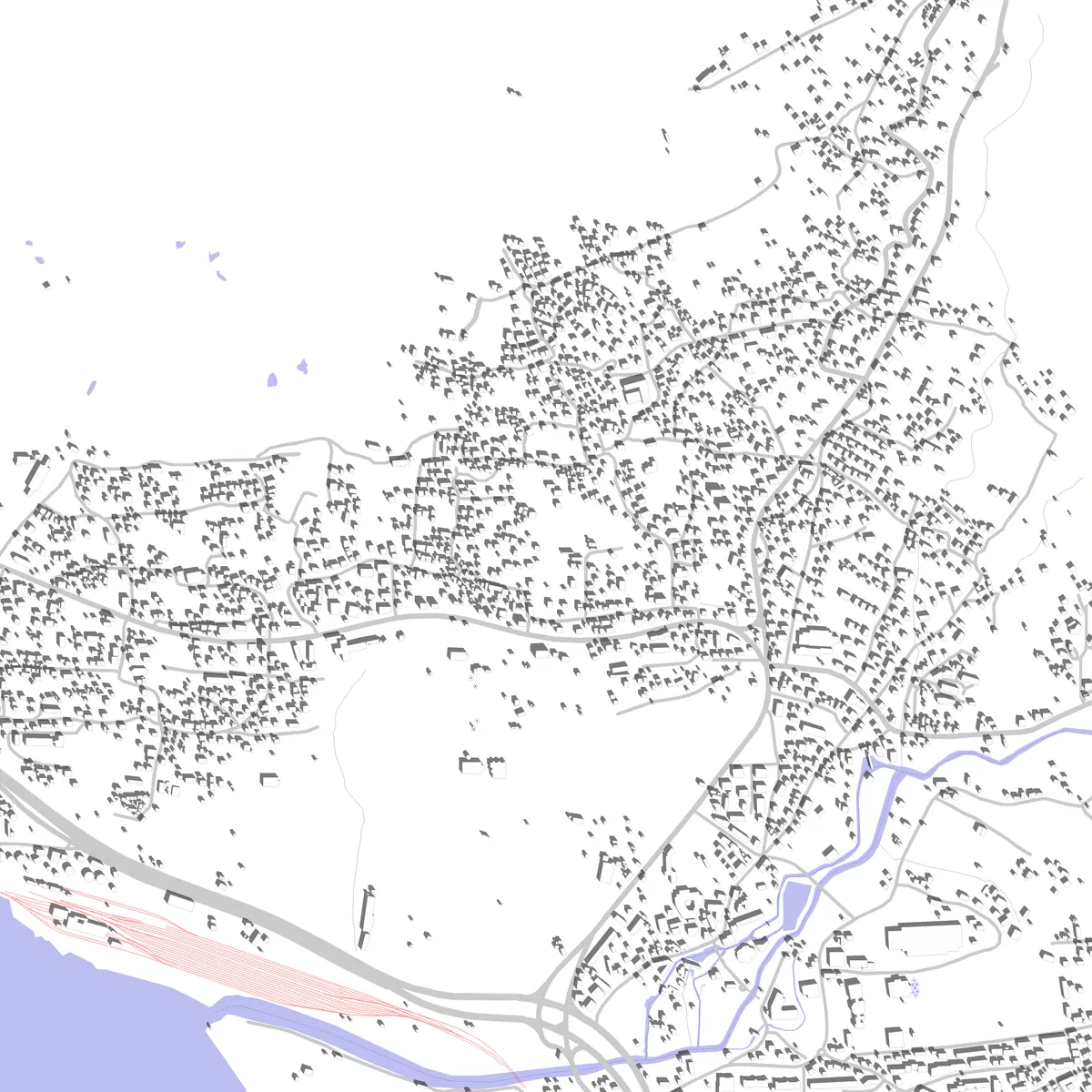 Solin site plan (2.5 km)