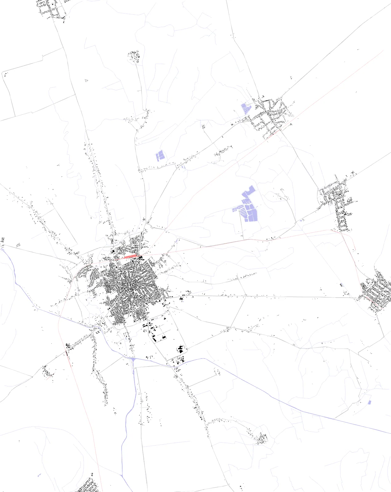 Sombor figure ground plan