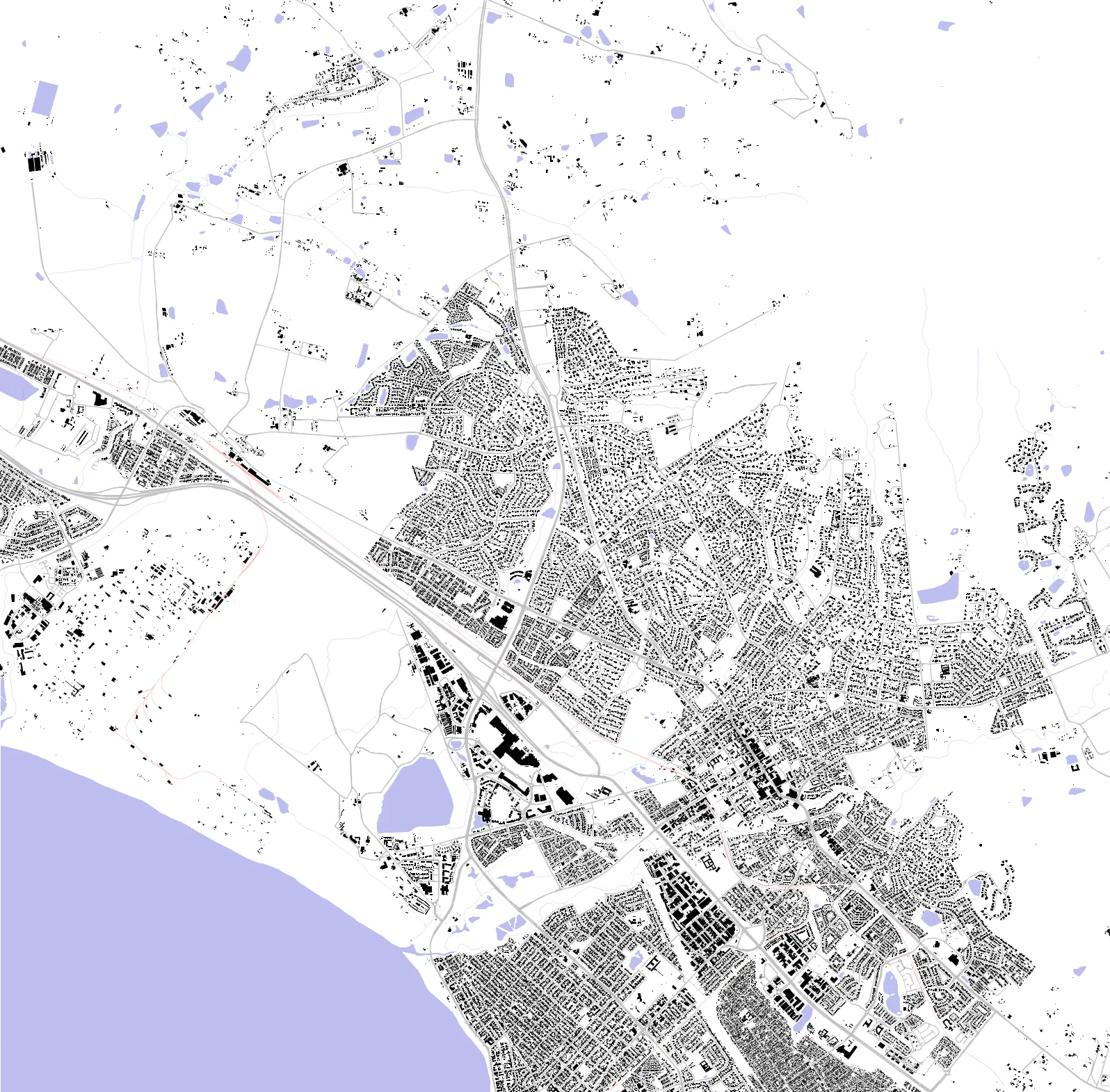 Somerset West figure ground plan